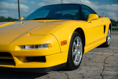 1999 Acura NSX in Spa Yellow over Black