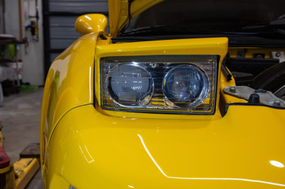 1999 Acura NSX in Spa Yellow over Black
