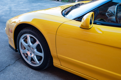 1999 Acura NSX in Spa Yellow over Black