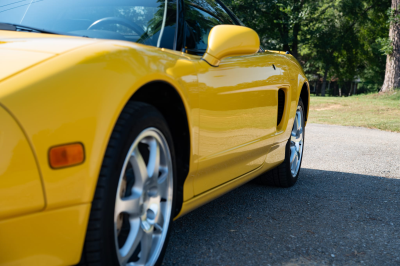 1999 Acura NSX in Spa Yellow over Black