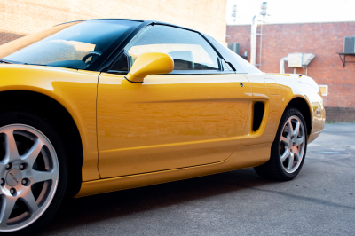 1999 Acura NSX in Spa Yellow over Black