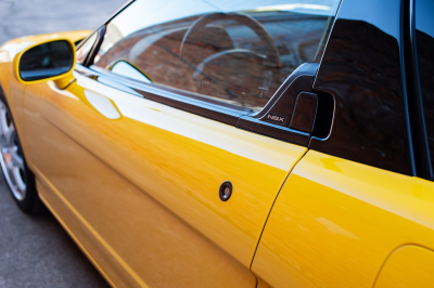 1999 Acura NSX in Spa Yellow over Black