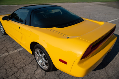 1999 Acura NSX in Spa Yellow over Black