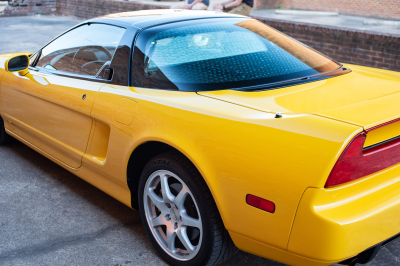 1999 Acura NSX in Spa Yellow over Black