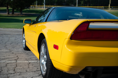 1999 Acura NSX in Spa Yellow over Black
