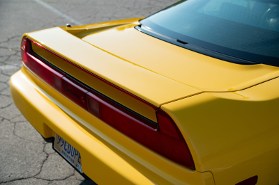 1999 Acura NSX in Spa Yellow over Black