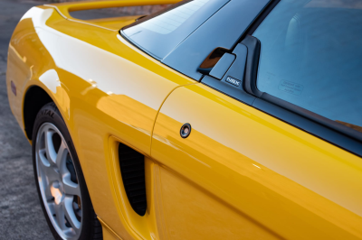 1999 Acura NSX in Spa Yellow over Black