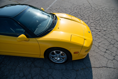 1999 Acura NSX in Spa Yellow over Black
