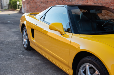 1999 Acura NSX in Spa Yellow over Black