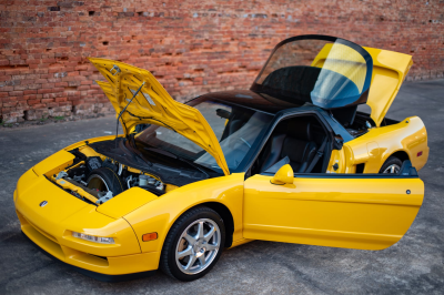 1999 Acura NSX in Spa Yellow over Black