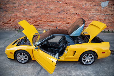 1999 Acura NSX in Spa Yellow over Black