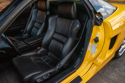 1999 Acura NSX in Spa Yellow over Black