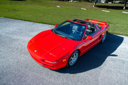 1996 Acura NSX in Formula Red over Black