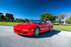 1996 Acura NSX in Formula Red over Black