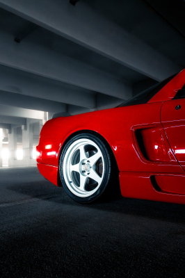 1997 Acura NSX in Formula Red over Black