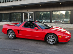 1996 Acura NSX in Formula Red over Black