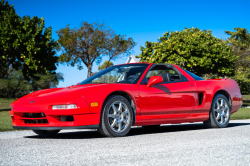 1996 Acura NSX in Formula Red over Black