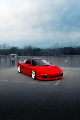 1997 Acura NSX in Formula Red over Black