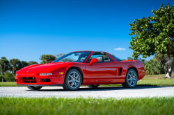 1996 Acura NSX in Formula Red over Black