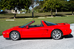 1996 Acura NSX in Formula Red over Black