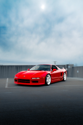 1997 Acura NSX in Formula Red over Black