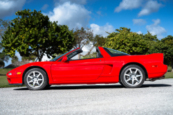 1996 Acura NSX in Formula Red over Black