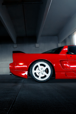 1997 Acura NSX in Formula Red over Black
