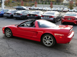 1996 Acura NSX in Formula Red over Black