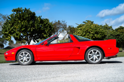 1996 Acura NSX in Formula Red over Black