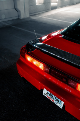 1997 Acura NSX in Formula Red over Black