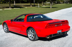 1996 Acura NSX in Formula Red over Black