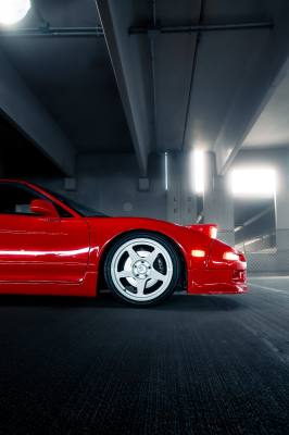 1997 Acura NSX in Formula Red over Black