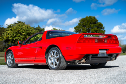 1996 Acura NSX in Formula Red over Black