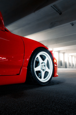 1997 Acura NSX in Formula Red over Black