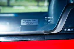 1996 Acura NSX in Formula Red over Black