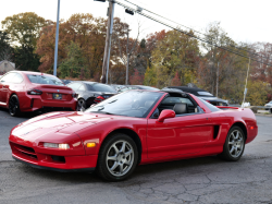 1996 Acura NSX in Formula Red over Black