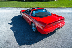 1996 Acura NSX in Formula Red over Black