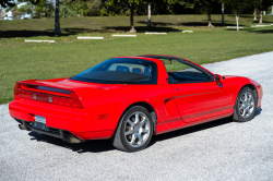 1996 Acura NSX in Formula Red over Black