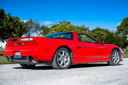 1996 Acura NSX in Formula Red over Black