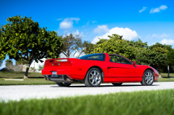 1996 Acura NSX in Formula Red over Black