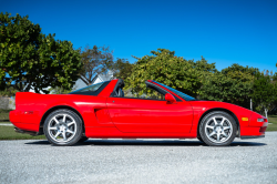 1996 Acura NSX in Formula Red over Black