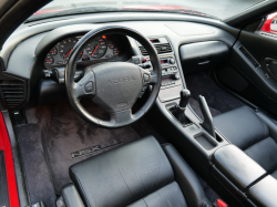 1996 Acura NSX in Formula Red over Black