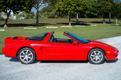 1996 Acura NSX in Formula Red over Black