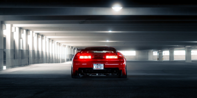 1997 Acura NSX in Formula Red over Black
