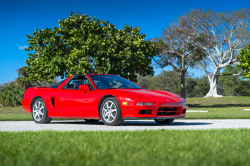 1996 Acura NSX in Formula Red over Black