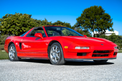 1996 Acura NSX in Formula Red over Black