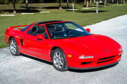 1996 Acura NSX in Formula Red over Black