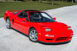 1996 Acura NSX in Formula Red over Black