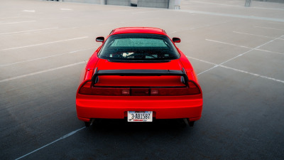1997 Acura NSX in Formula Red over Black