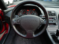 1996 Acura NSX in Formula Red over Black